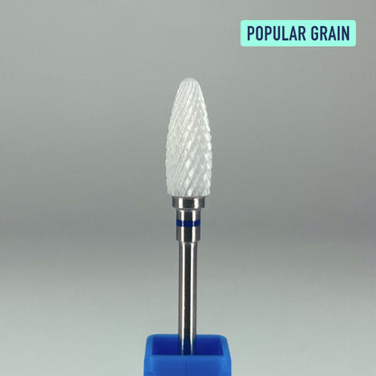 Ceramic Flame - Medium Grain - Podiatry Bur | Burs Australia