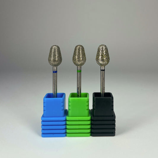Diamond Bud Large Short - Medium, Coarse and Extra Coarse Grits - Podiatry Burs